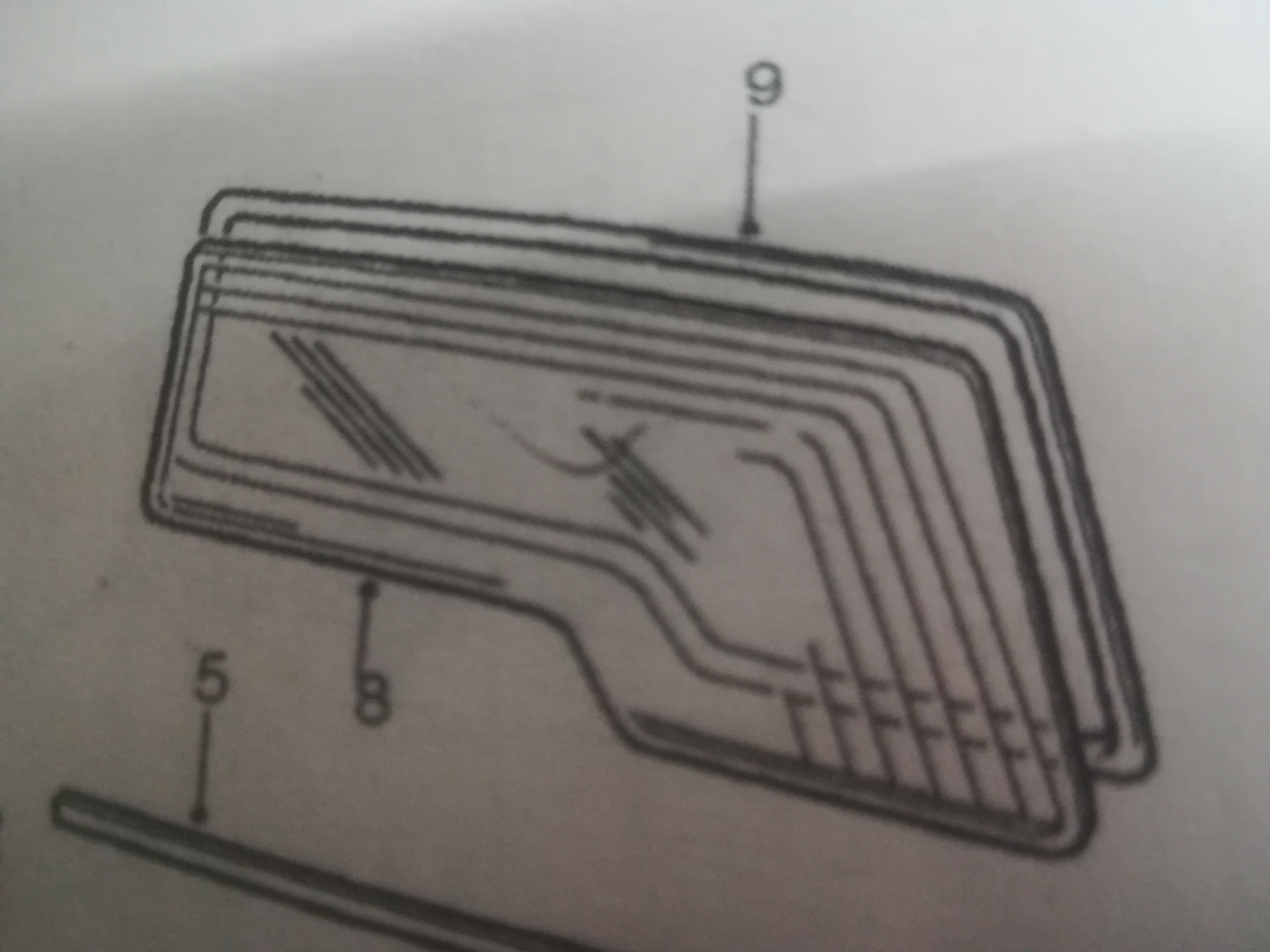 Product image: LAND ROVER DISCOVERY 1 REAR HEATED SCREEN SEAL REF REAR DOOR  